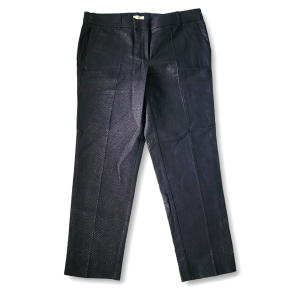 J. Crew Pants - jcrew size 10 black trousers Shimmery texture